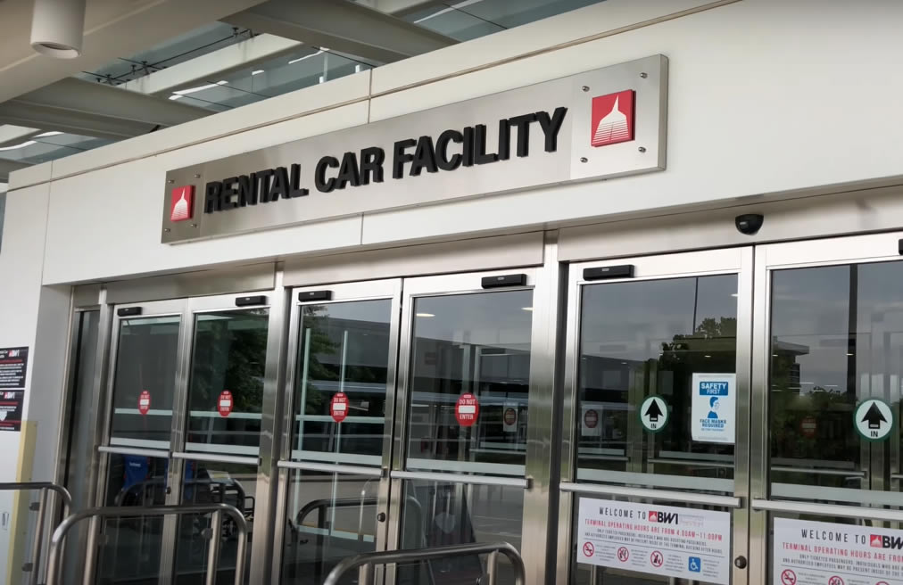 Alugue um carro Facilidade BWI aeroporto
